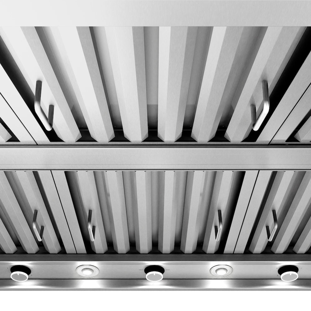 ZLINE 60 Inch Under Cabinet Outdoor Grill Hood (GOU1 60) - Stainless Steel Range Hood for BBQ, Patio & Outdoor Kitchen Ventilation