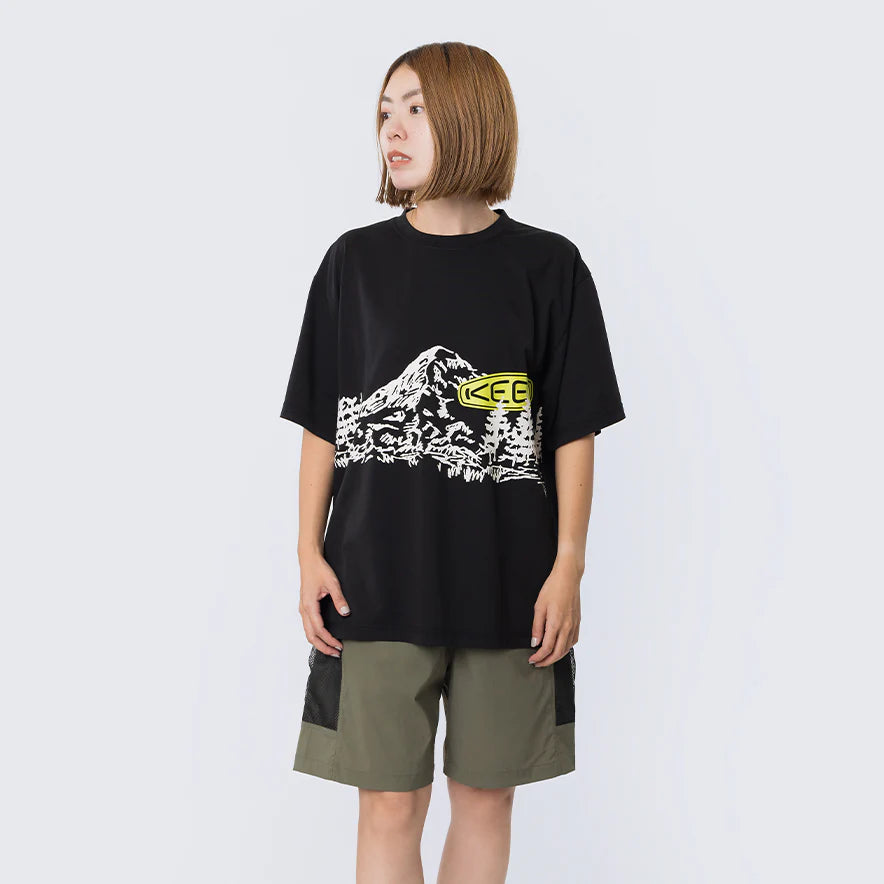 HARVEST MT HOOD Logo T-Shirt for Men & Women - Soft Cotton Graphic Tee for Outdoor Adventures & Casual Wear