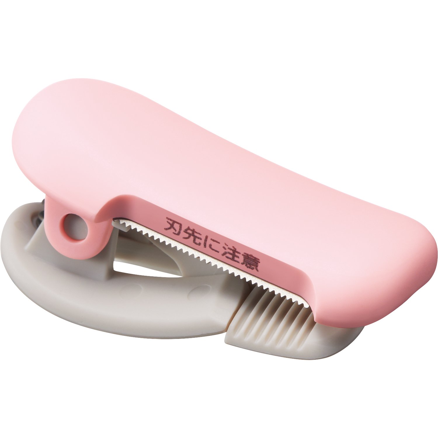 KOKUYO Washi Tape Cutter - Mini Portable Masking Tape Dispenser with Clip (10-15mm) - Light Pink for Scrapbooking, Journaling, Gift Wrapping & DIY Crafts