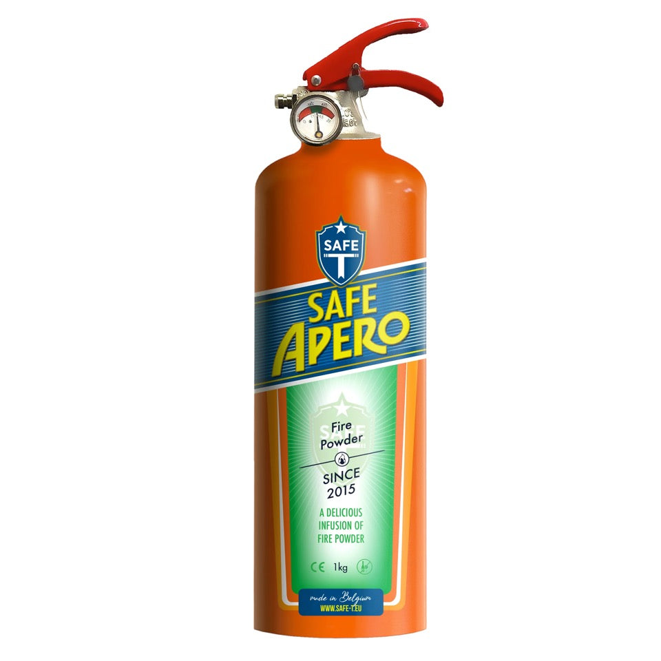 Apero Fire Extinguisher - Compact & Rechargeable for Home, Kitchen, Car, and Office Safety | UL Certified ABC Fire Extinguisher for Emergency Fire Protection