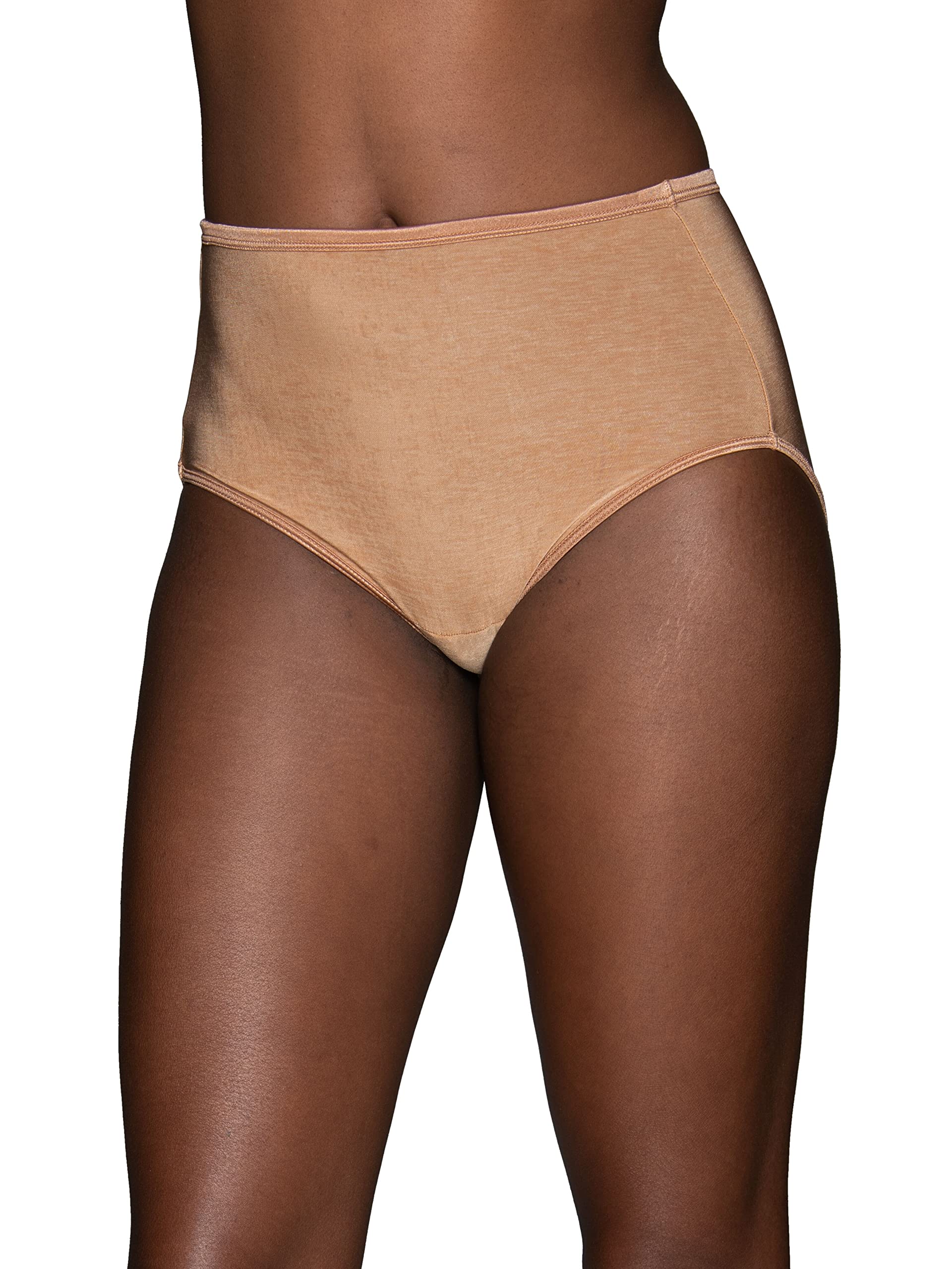 Vanity Fair Women's Illumination Brief Panties - Silky Stretch Underwear with Satin Trim for Comfort & Style | Perfect for Everyday Wear & Special Occasions