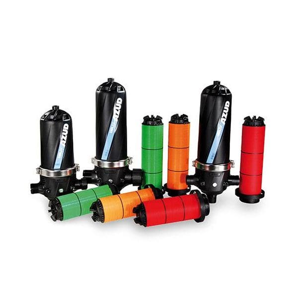 Azud Helix 100mm Manual Disc Filter with Centrifugal Technology | 2396cm² Filtration Area | Ideal for Drip Irrigation, Hydroponics & Water Treatment Systems