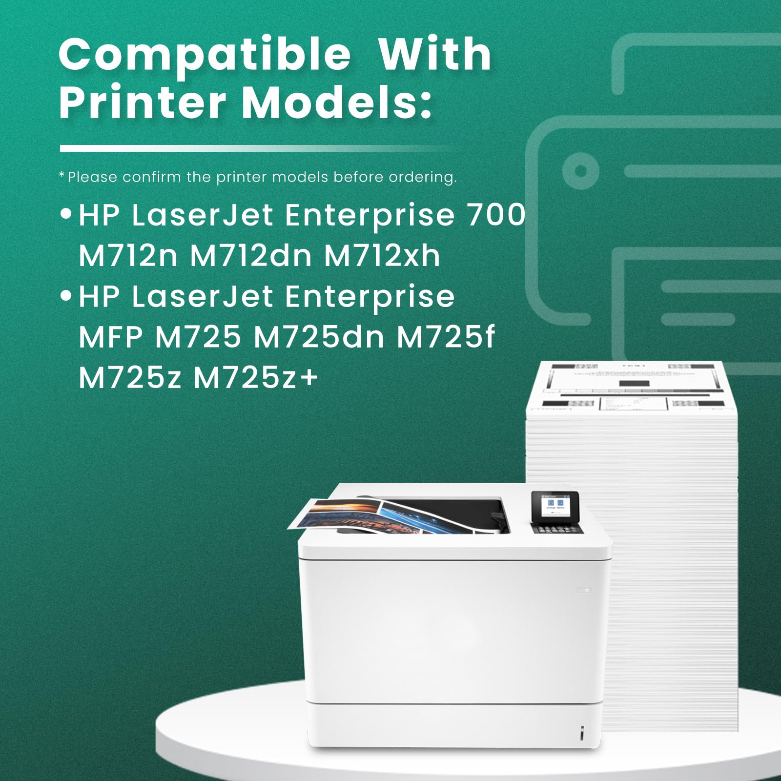 HP CF214A Toner Cartridge Replacement - Compatible for LaserJet Printers - Office & Home Use