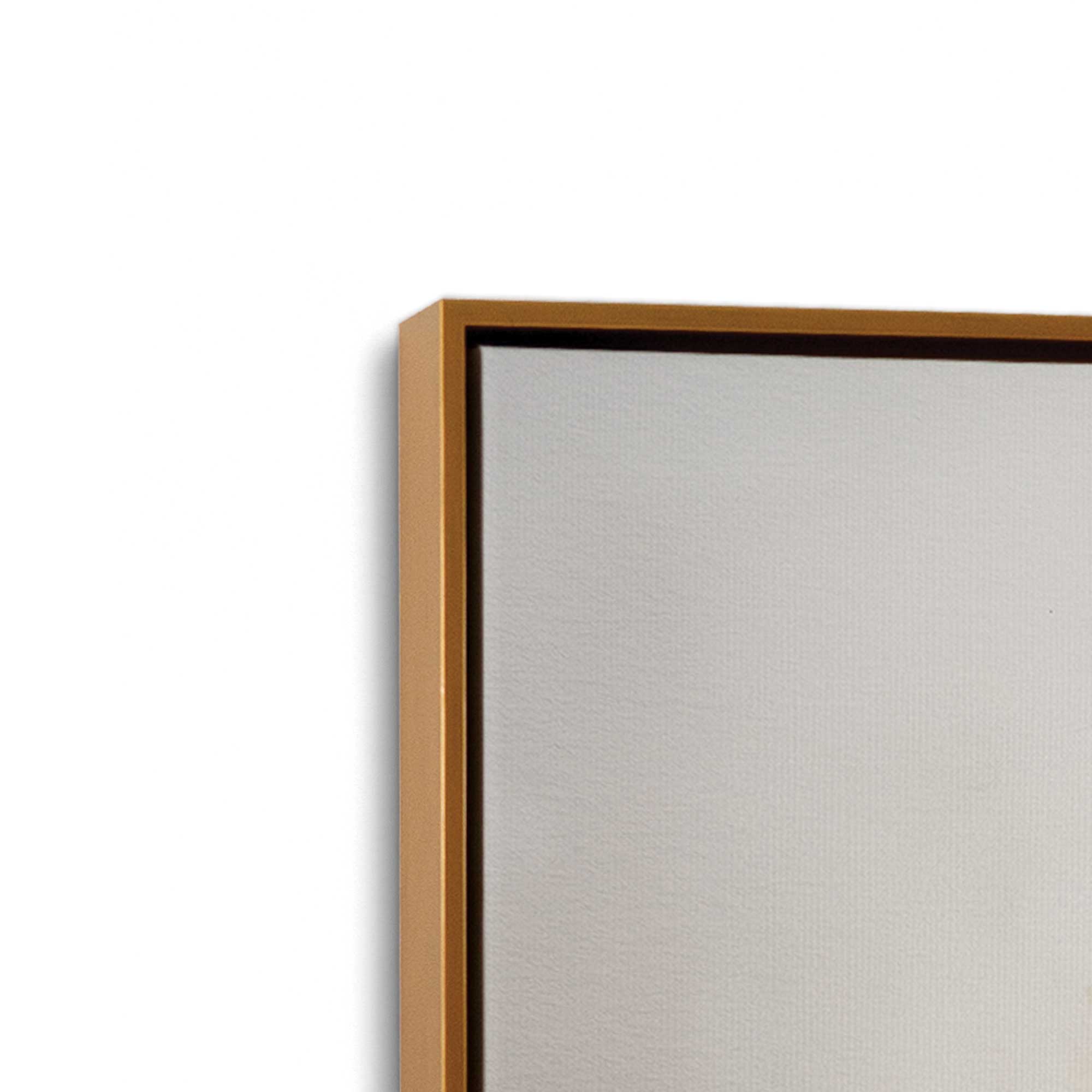 Gentle Gilded Gust I - Modern Abstract Canvas Wall Art Print - Perfect for Living Room, Bedroom & Office Decor