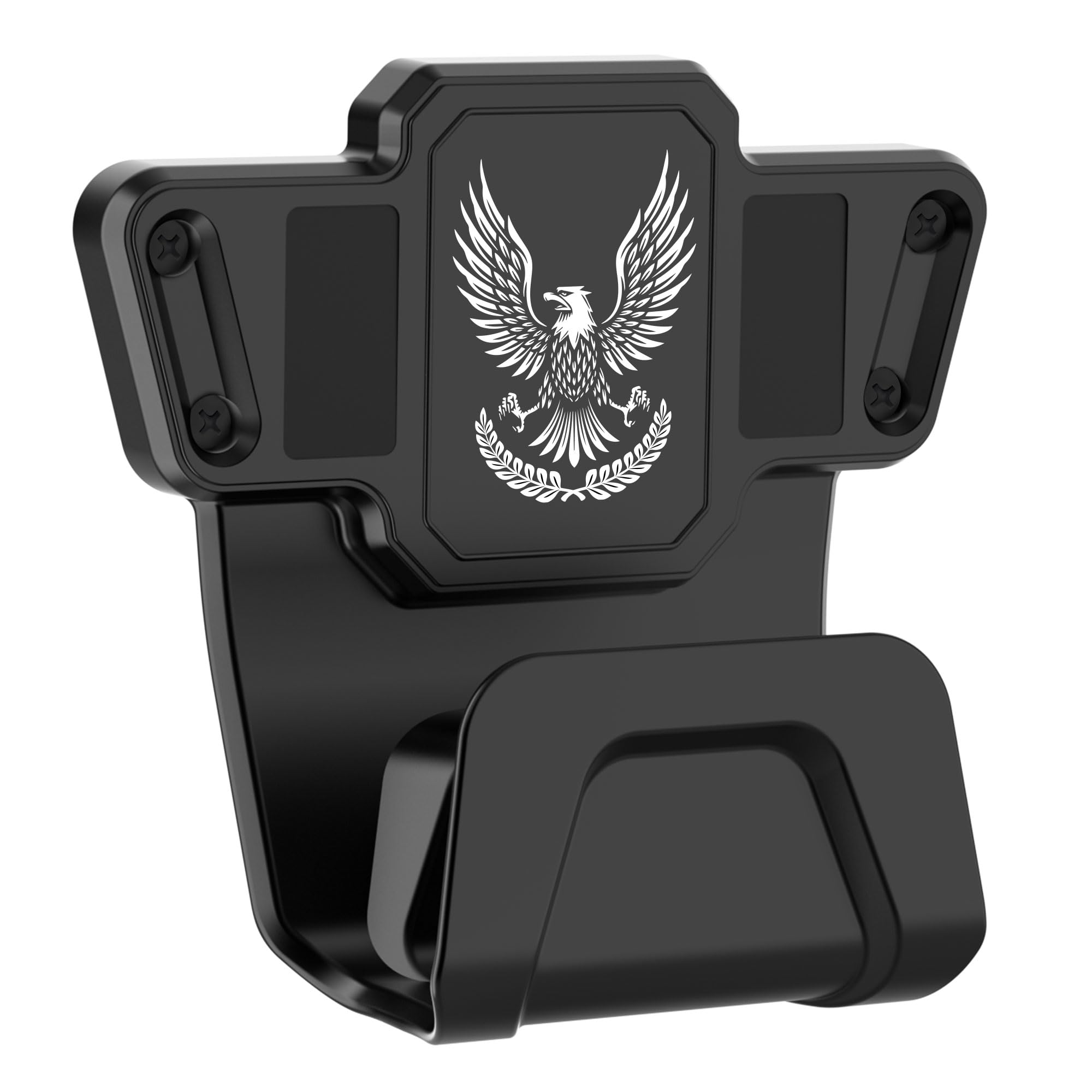 Best Magnetic Car Gun Mount - Secure Vehicle Pistol Holder with Safety Trigger Guard | Easy Conceal for Car, Truck & Home Use | Wall & Door Mounting Options