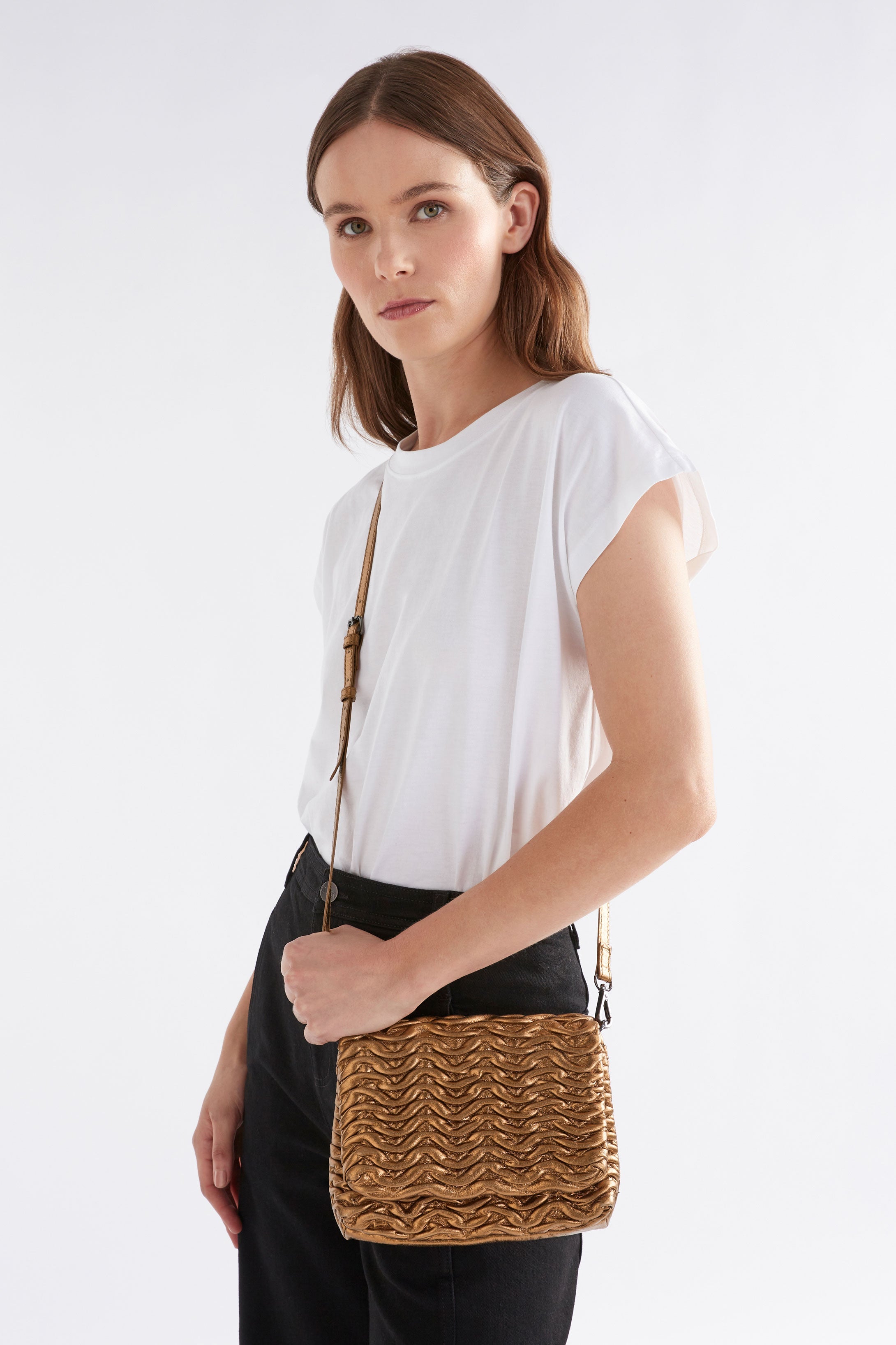Stylish Plissi Crossbody Bag for Women - Fashionable & Lightweight Shoulder Purse - Perfect for Travel, Shopping & Everyday Use