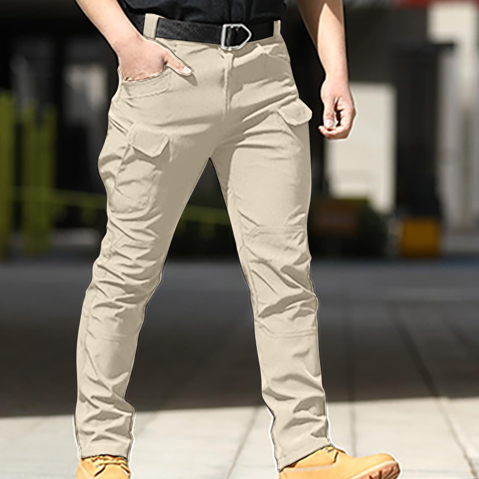 Sdeycui Men's Tactical Cargo Pants - Waterproof Ripstop Military Combat Pants for Hiking, Work & Outdoor Activities with Multiple Pockets - Durable & Functional for Camping, Hunting & Tactical Operations