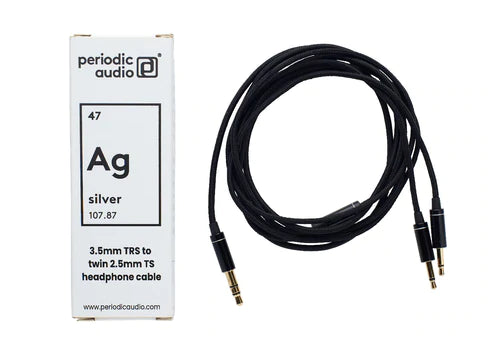 Periodic Audio Ag Silver Replacement Cable for In-Ear Monitors - High-Quality Audio Upgrade for Musicians, Audiophiles & Studio Use