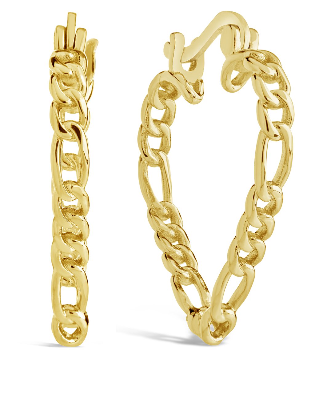 Maezie Heart Hoop Earrings for Women - 14K Gold Plated Dainty Huggie Hoops - Valentine's Day Gift for Her, Girlfriend, Wife - Perfect for Date Night, Anniversary, Romantic Occasions