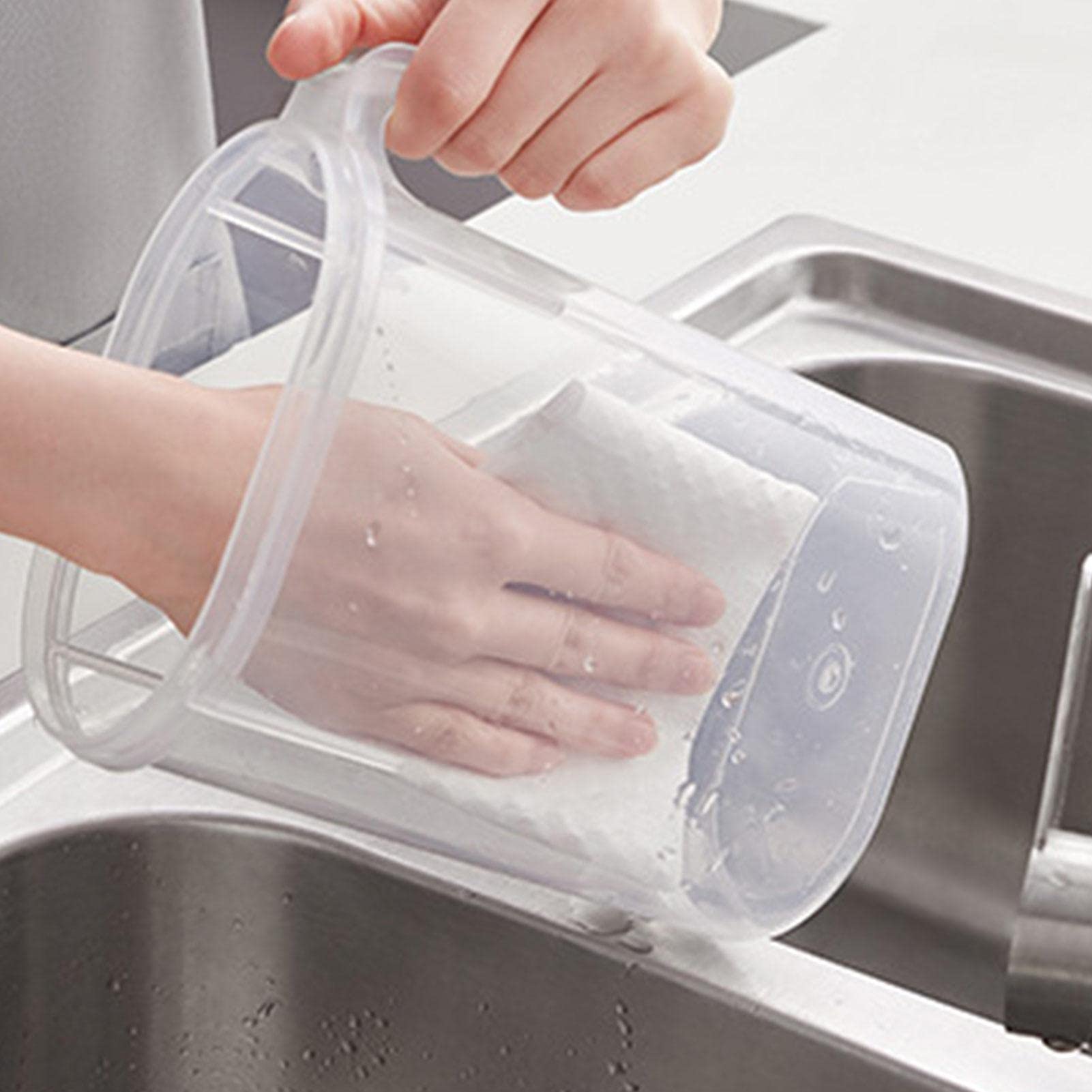 2-Pack 1800ml Plastic Pitcher with Lid - BPA-Free Juice & Beverage Container for Fridge - Perfect for Lemonade, Iced Tea, Mixing Drinks - Dishwasher Safe - Great for Parties, BBQs & Family Gatherings