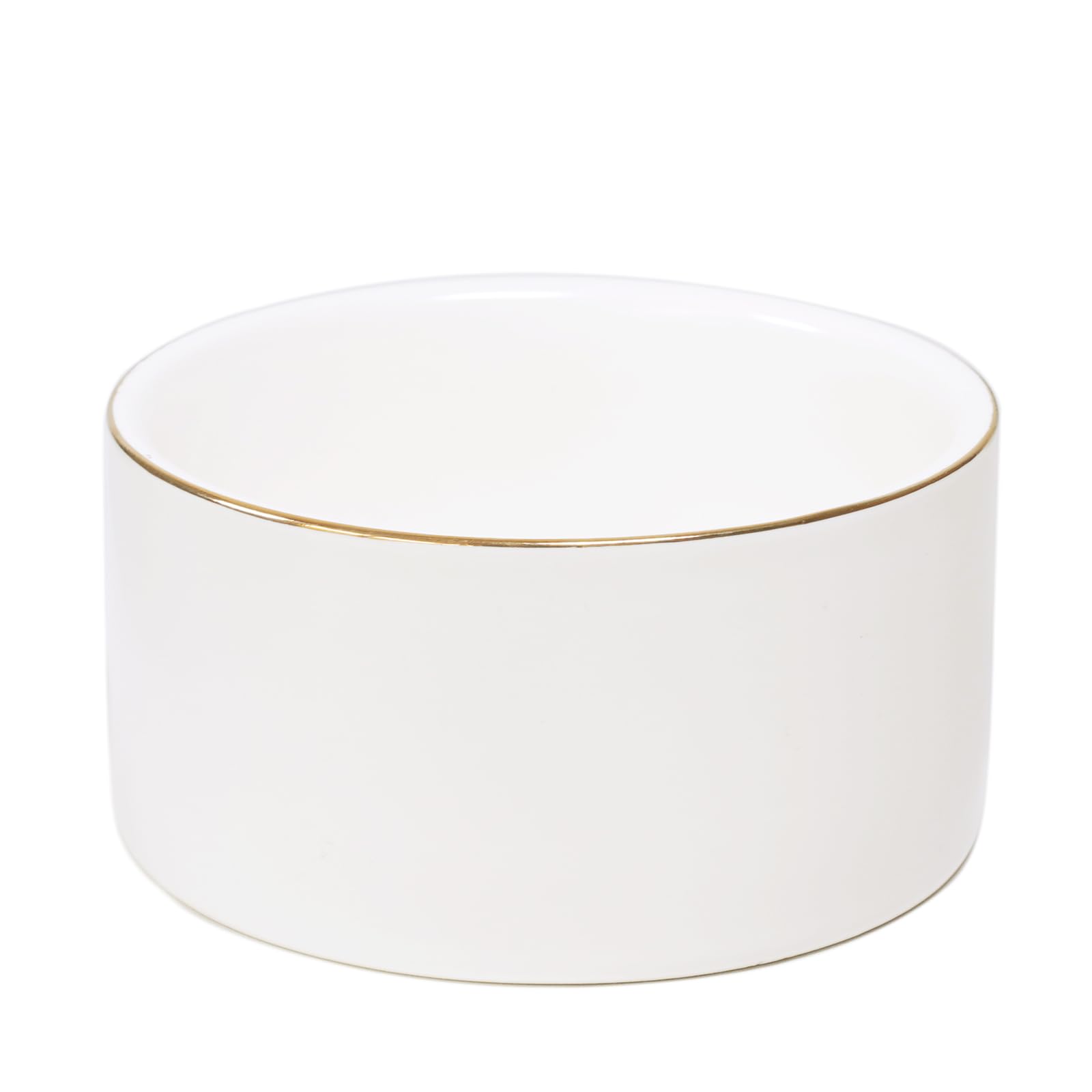 Ceramic Paper Clip Holder for Desk - White Binder Paperclip Dispenser & Organizer | Perfect for Office, School, and Home Workspace Organization