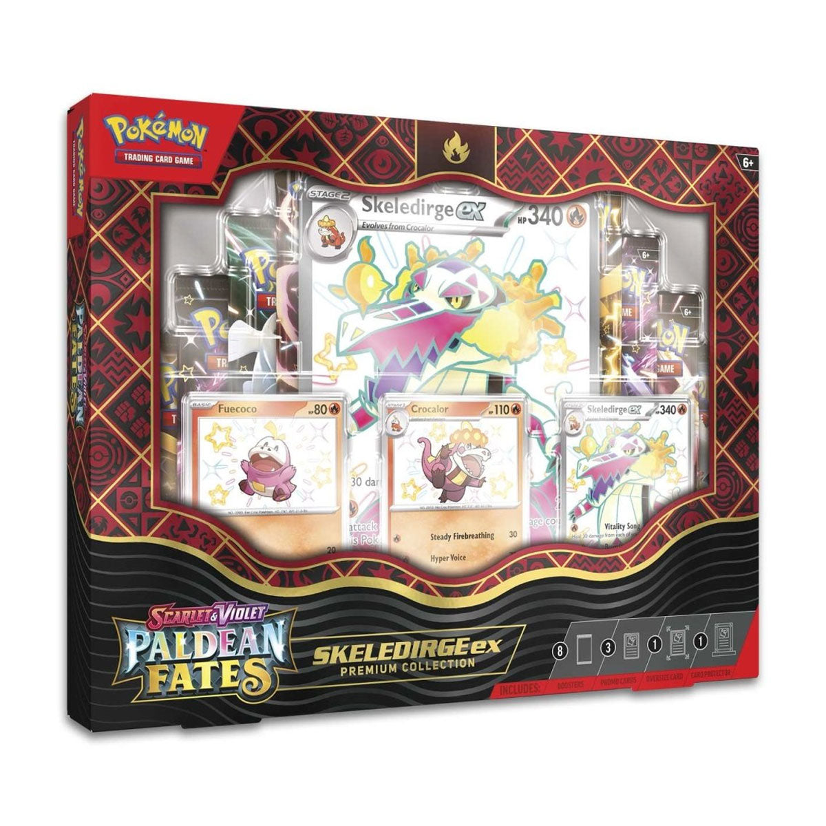 Pokémon Scarlet and Violet Paldean Fates Premium Collection - Exclusive Trading Cards & Collectibles for Battles, Gifts & Display