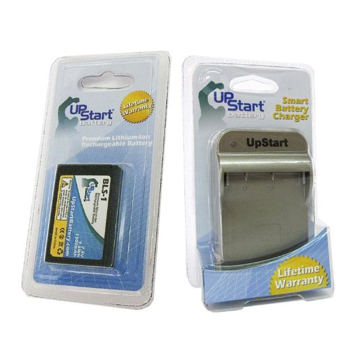 Olympus BCS-1 Battery & Charger Replacement - 1150mAh 7.4V Li-ion Compatible with Olympus BLS-1 Digital Cameras | Perfect for Travel Photography & Outdoor Shooting