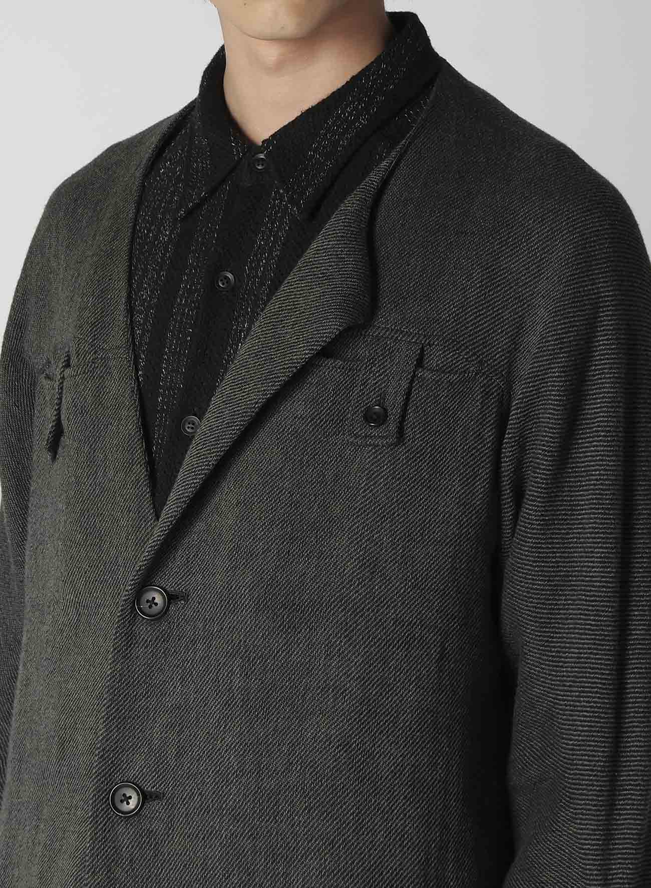 Soft Tweed Women's Asymmetrical Cuff Long Sleeve Blouse - Elegant Office Wear & Casual Chic Outfits for Fall