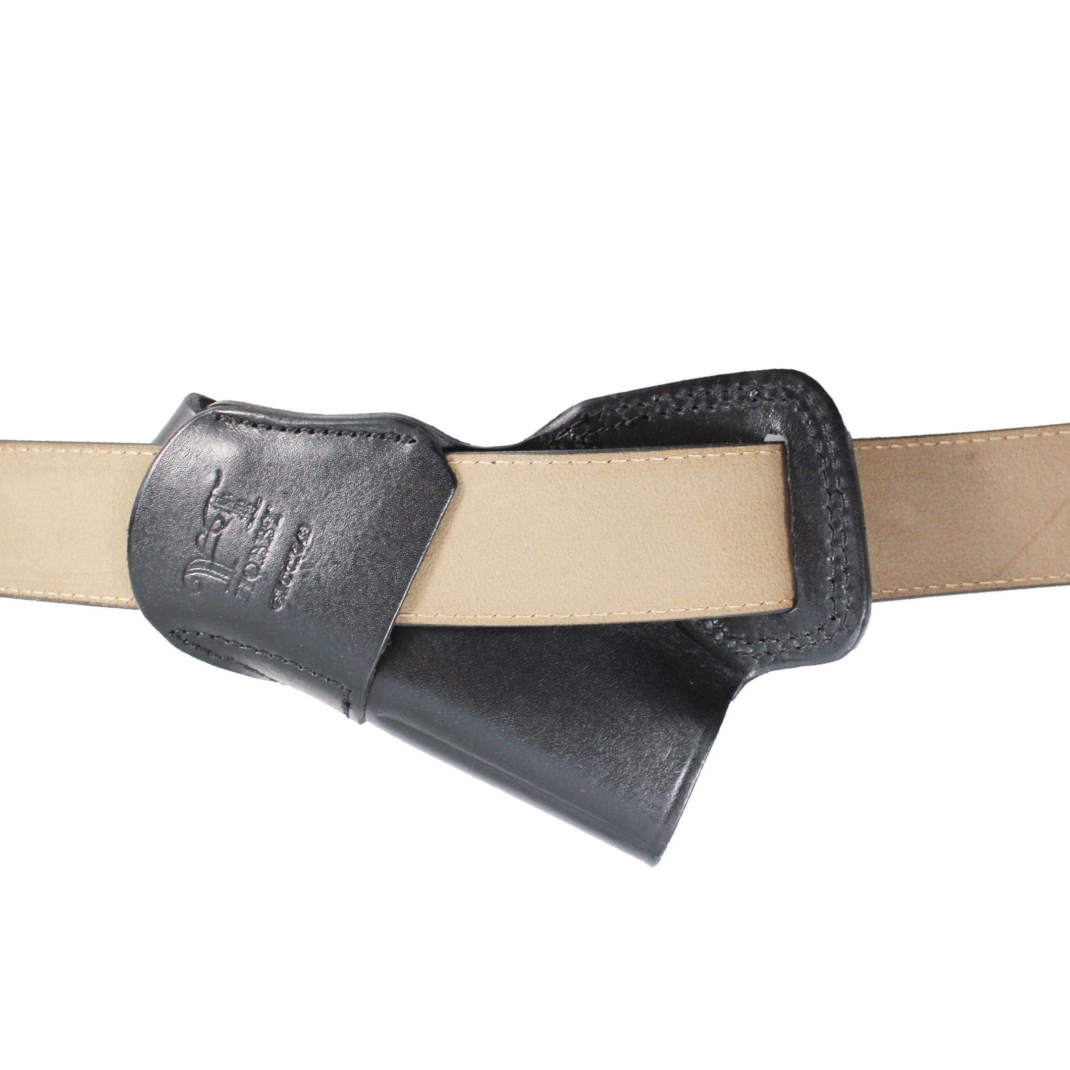 Handmade Leather Small of Back (SOB) Gun Holster with Retention Strap - Concealed Carry for Comfort & Security | Perfect for Hiking, Hunting & Everyday Protection