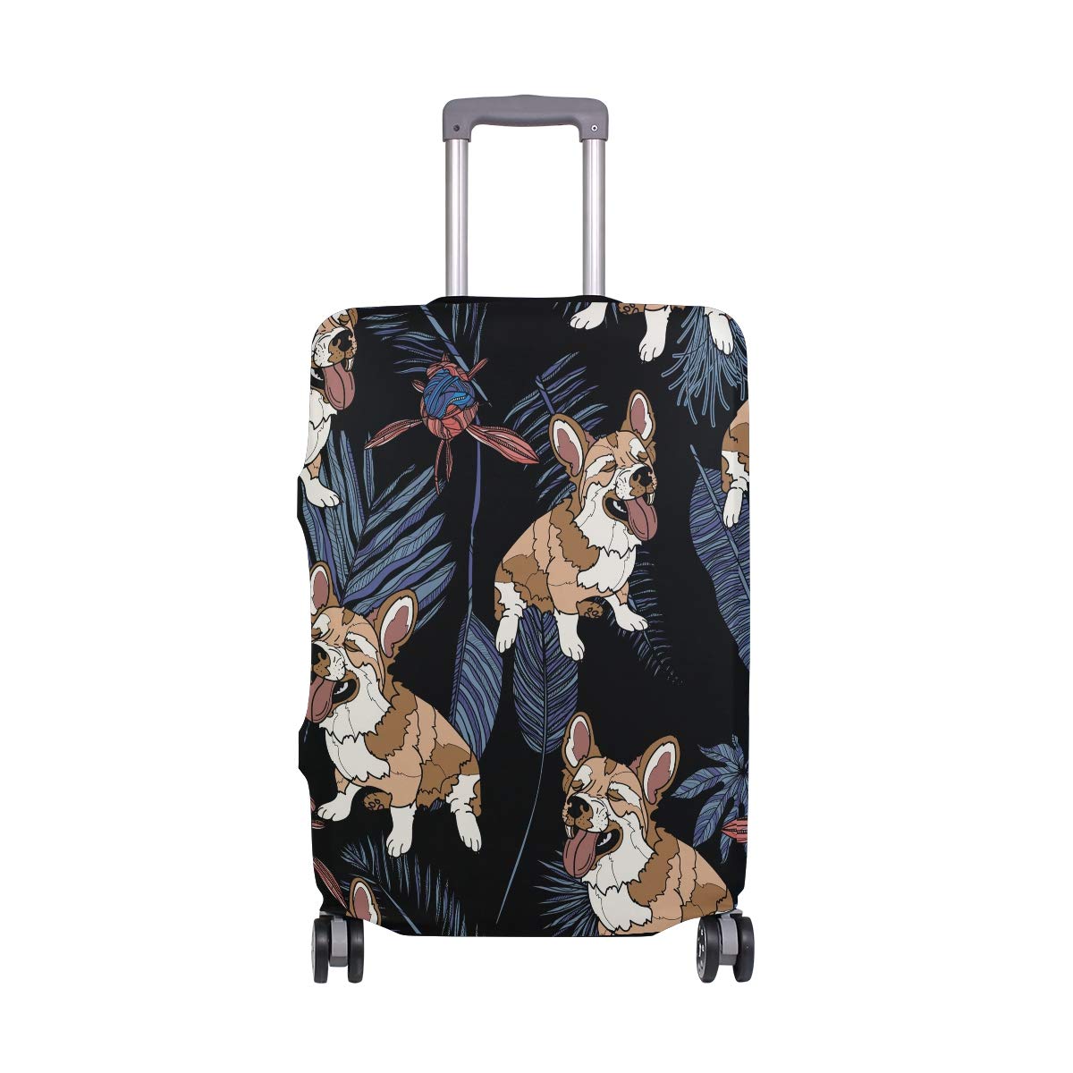 AJINGA XL Funny Dog Travel Luggage Protector Suitcase Cover 29-32 Inch - Waterproof Pet Carrier Accessory for Airplane, Train & Road Trips