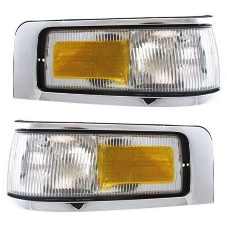Damon Intruder 2000-2001 RV Motorhome Replacement Front Turn Signal Lights Pair (Left & Right) - Perfect for Road Trips & Camping Adventures