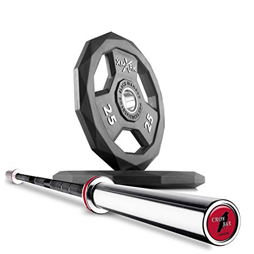 11) BAR and Pair of 25 lb