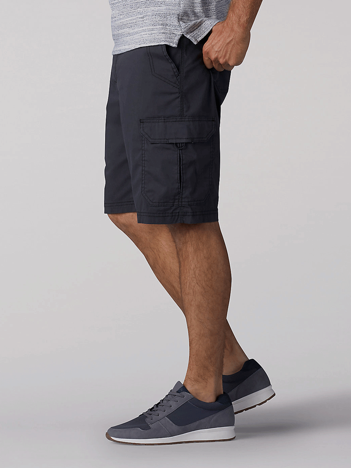 Lee Men's Extreme Motion Lightweight Crossroads Shorts - Black | Comfortable Stretch Active Shorts for Running, Gym & Outdoor Activities