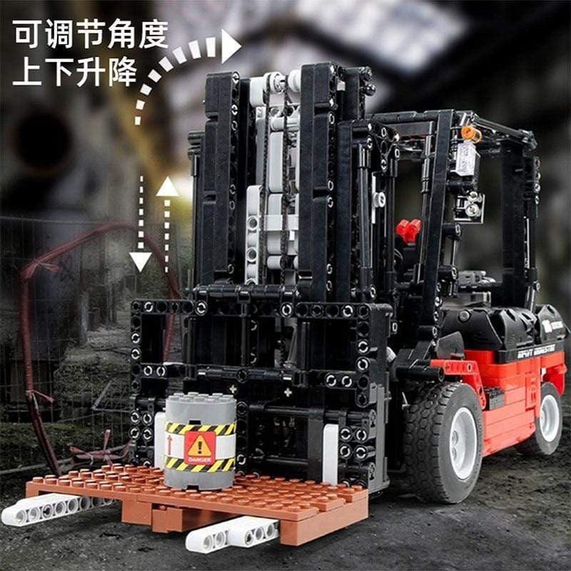Mould King 13106 Forklift Truck Mk II Remote Control Building Blocks Set - STEM Toy for Kids & Adults, Construction Vehicle Model Kit for Indoor Play & Office Decor