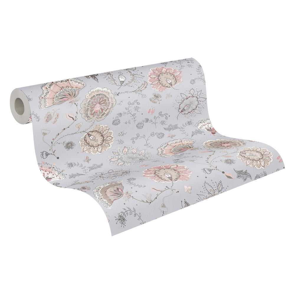 House of Turnowsky Funky Floral Leaves Print - Stylish Home Decor for Living Room, Bedroom & Office