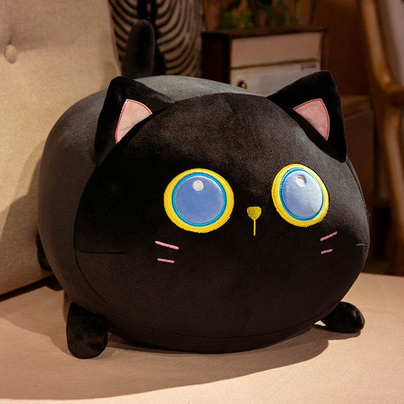 Soft and Cuddly Fluffy Cat Plush Toy - Perfect for Kids' Bedtime, Home Decor, and Gift Giving