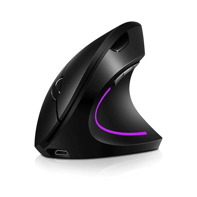 Ergonomic Wireless Mouse for PC - Comfortable Vertical Design for Office & Gaming - Reduce Wrist Pain & Improve Productivity