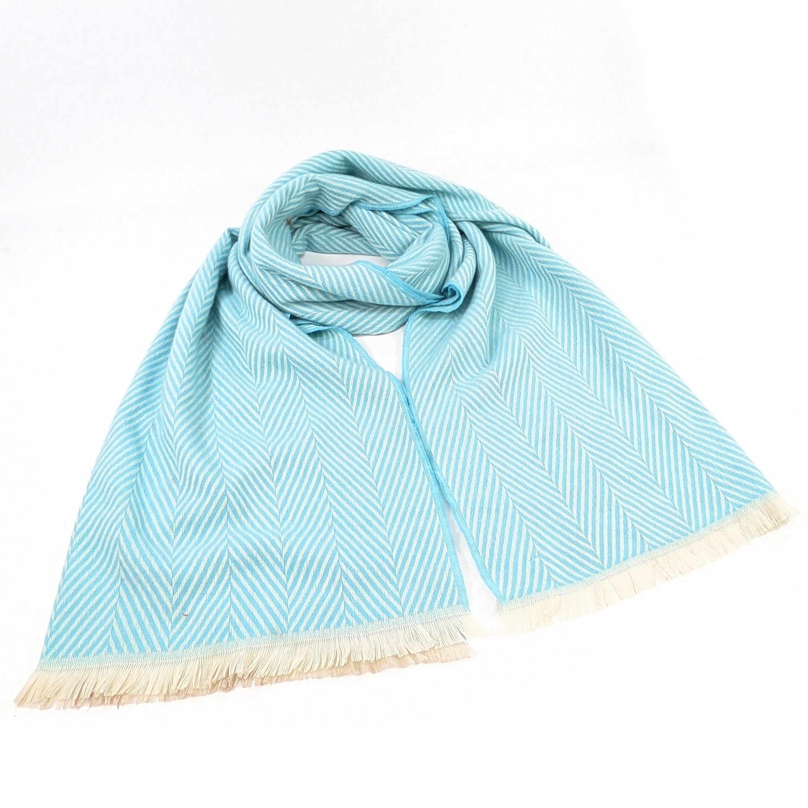 Turquoise Neon Shawls (70x180cm) - Lightweight Womens Fashion Wrap for Evening Parties, Concerts & Festivals