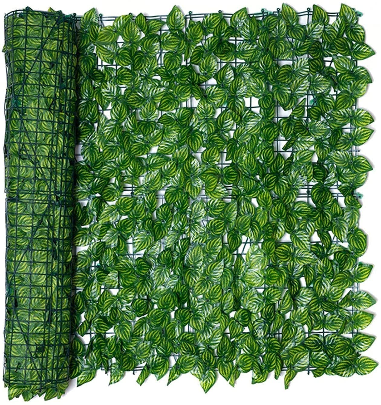 Artificial Leaf Privacy Screen - 200x300cm Green Faux Foliage for Garden Decor, Wedding Backdrops & Outdoor Fence Covering | UV Resistant Decorative Panel for Patio, Balcony & Event Decorations