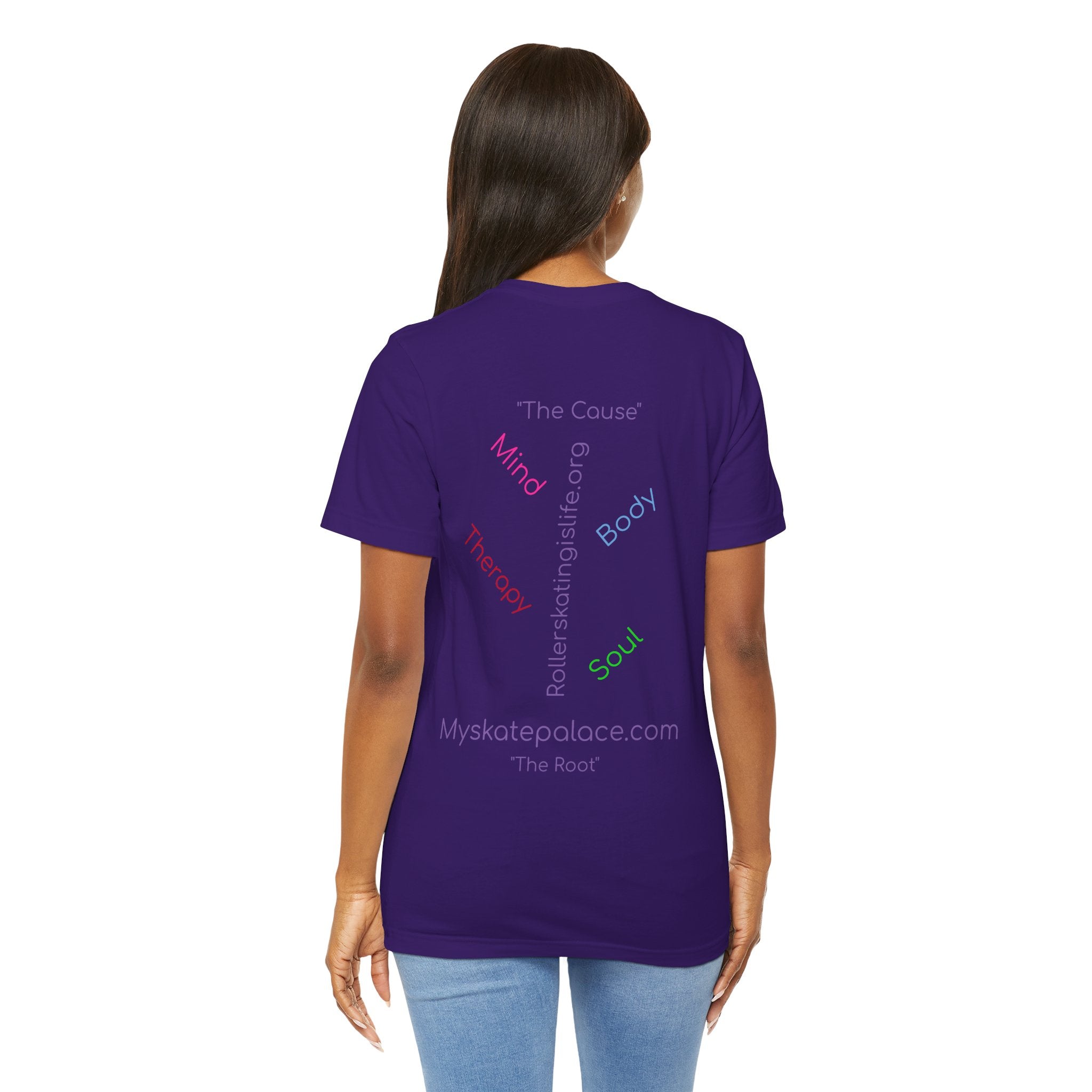 SSP Corp Roller Skating is Life Graphic T-Shirt - Comfortable Cotton Tee for Skaters & Roller Derby Fans - Perfect for Casual Wear, Skate Parks & Retro Fashion