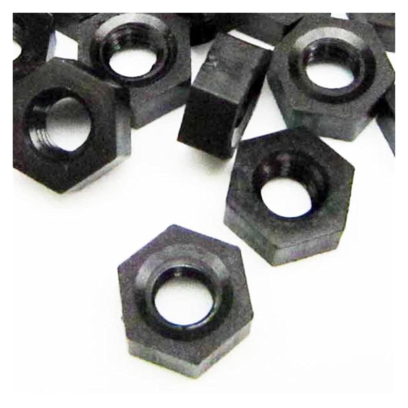 50pcs M2 M2.5 M3 M4 Black Nylon PCB Standoffs - Hex Nut Spacers for Motherboard & Circuit Board Assembly (M3x8mm) - Perfect for Electronics Repair, DIY Projects, and Computer Hardware Installation