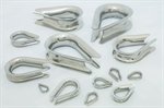 304 Stainless Steel Wire Rope Thimbles 7/8