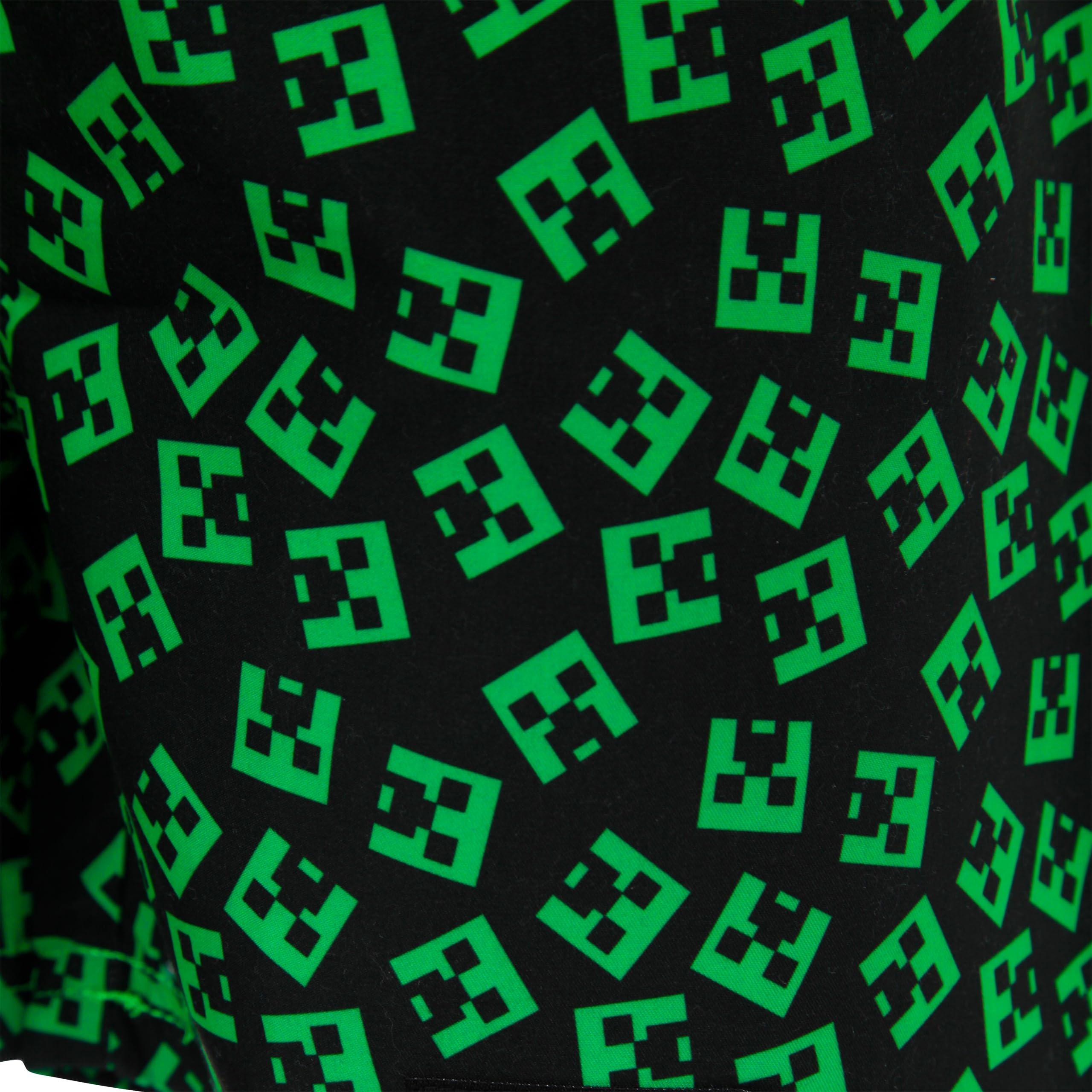 Best Minecraft Boys' Creeper Swim Shorts - Quick Dry Swim Trunks with Pockets for Pool, Beach & Summer Water Activities