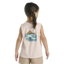 Youth Sleeveless Camping T-Shirt - Breathable Quick-Dry Outdoor Shirt for Hiking, Backpacking & Summer Adventures