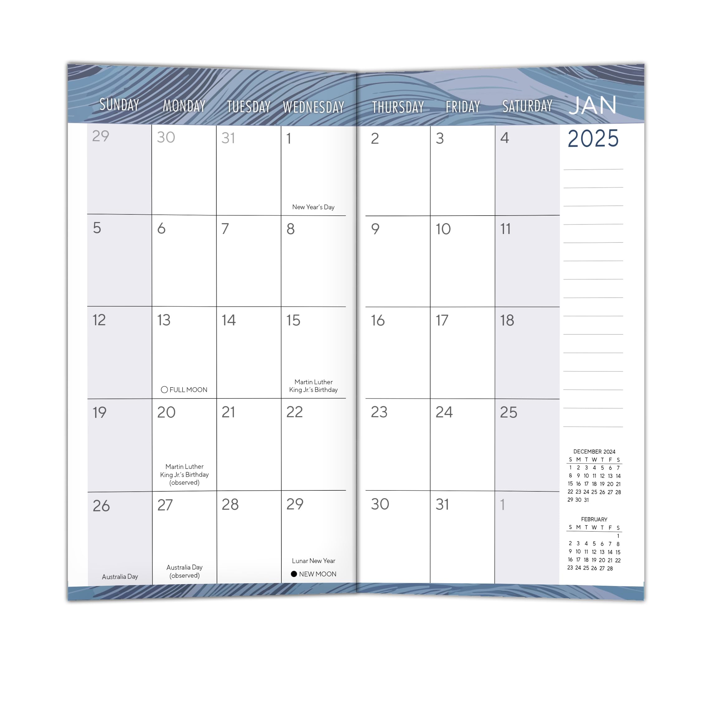 2025-2026 Pocket Planner Calendar | 29-Month Monthly Organizer (Aug 2024-Dec 2026) | 6.5