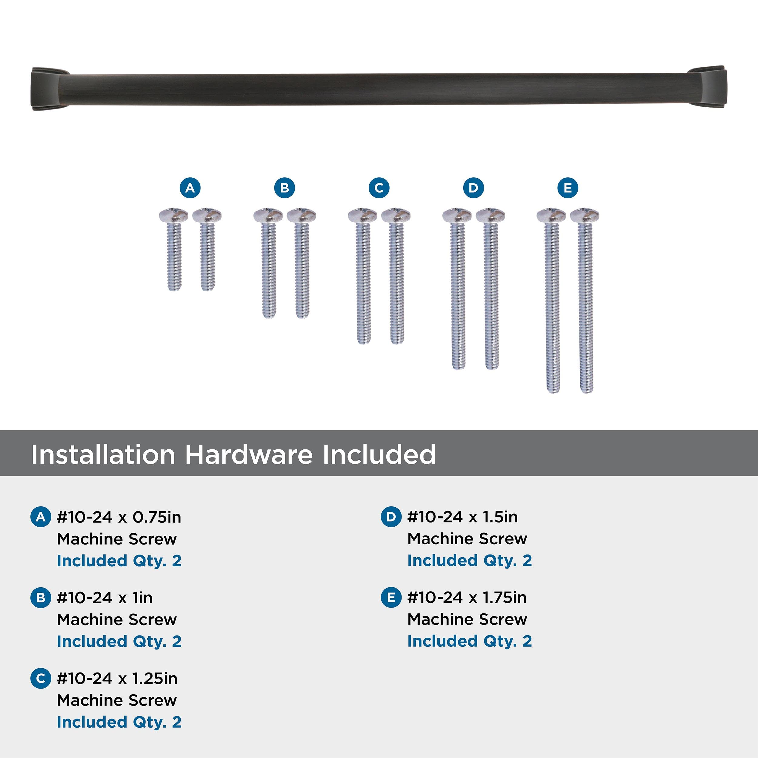 Amerock 18 Inch Oil Rubbed Bronze Appliance Pull - 1 Pack Cabinet Hardware for Drawers & Cabinets - Perfect for Kitchen Renovation & Furniture Upgrade