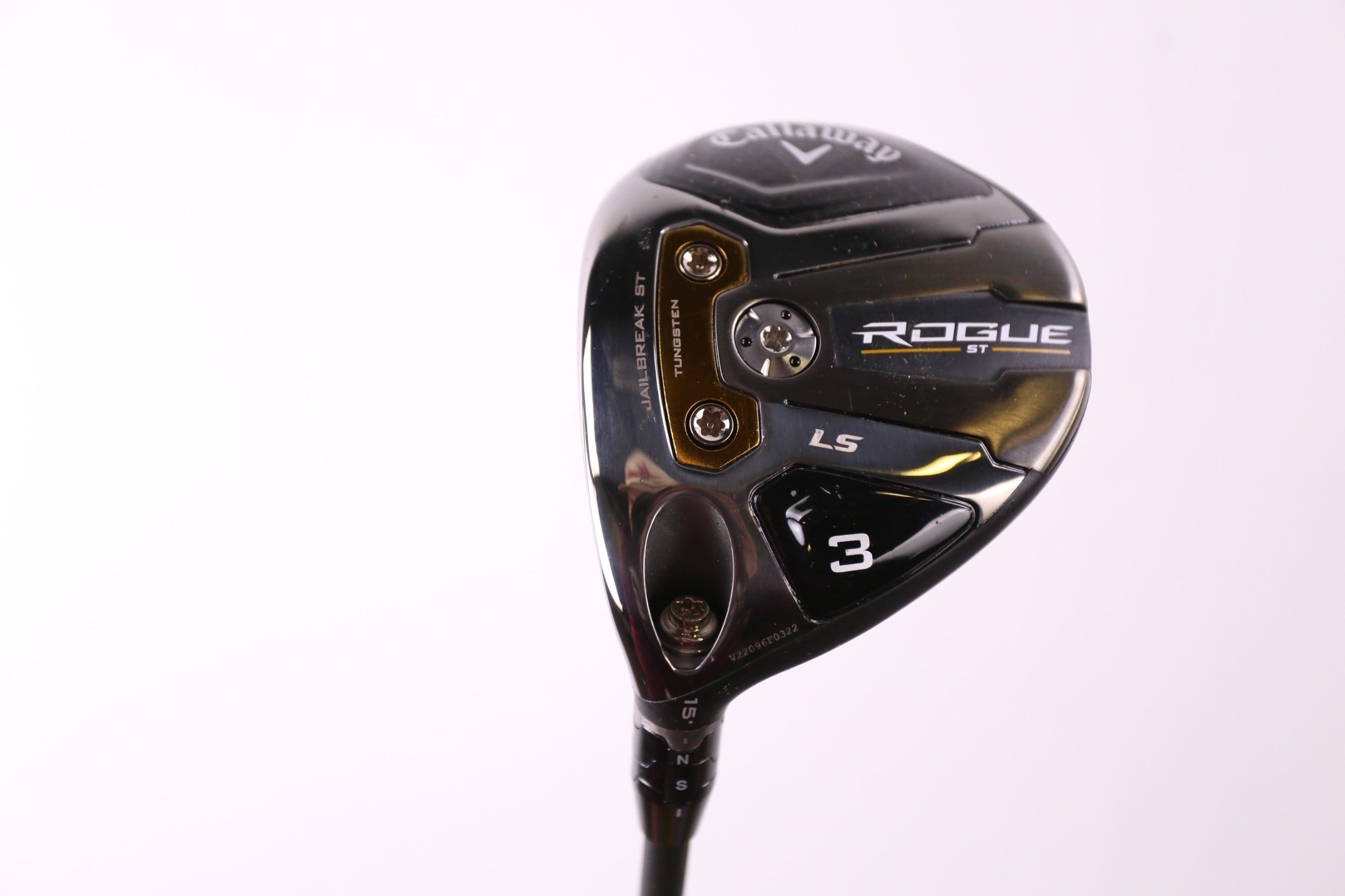 Used Callaway Rogue ST LS 3 Wood Left Handed 15° Senior Flex Golf Club - Perfect for Senior Golfers & Left-Handed Players on Fairway Shots