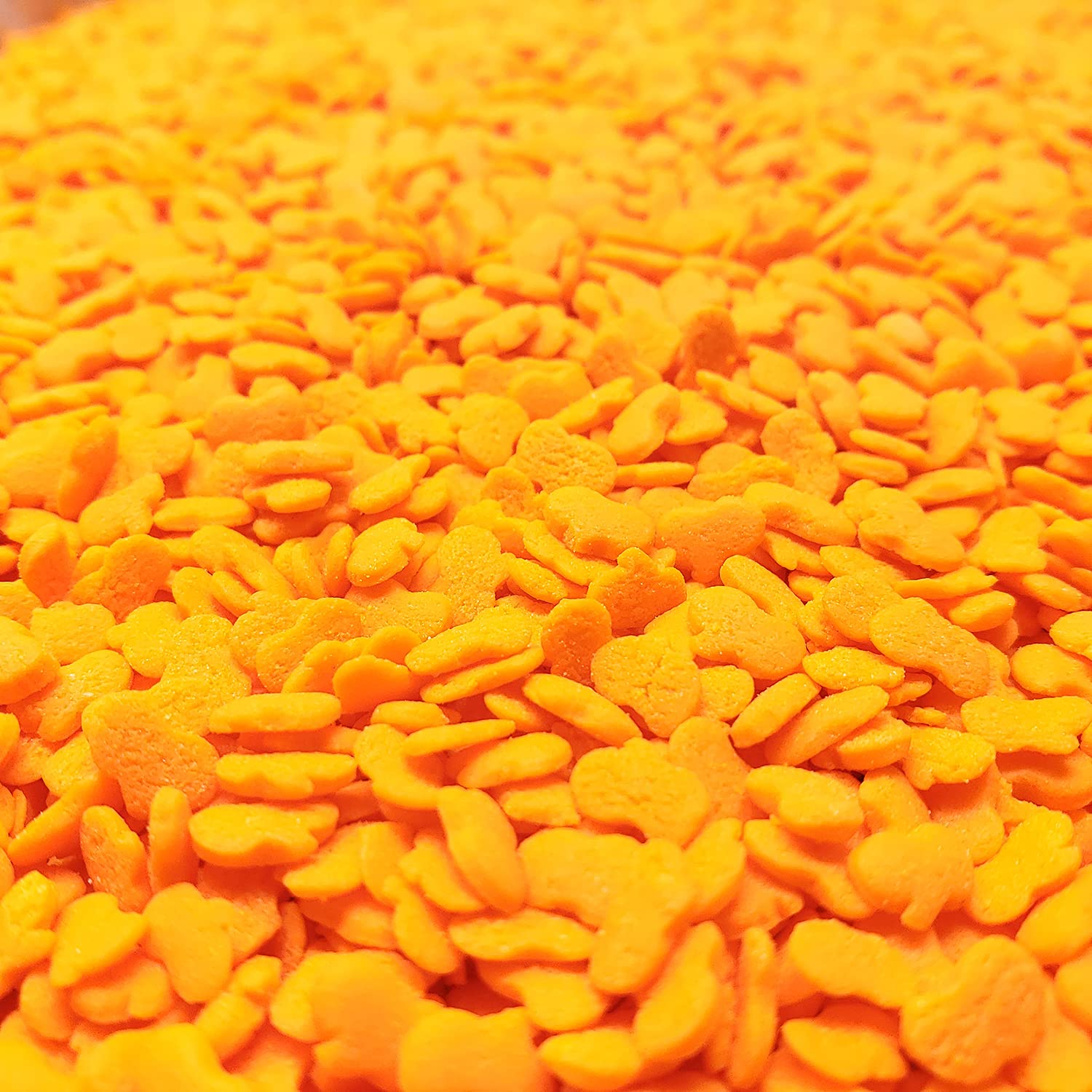 Orange Pumpkin Shaped Cupcake Sprinkles - 4oz Bulk Candy Decorations for Halloween Baking, Party Desserts & DIY Treats