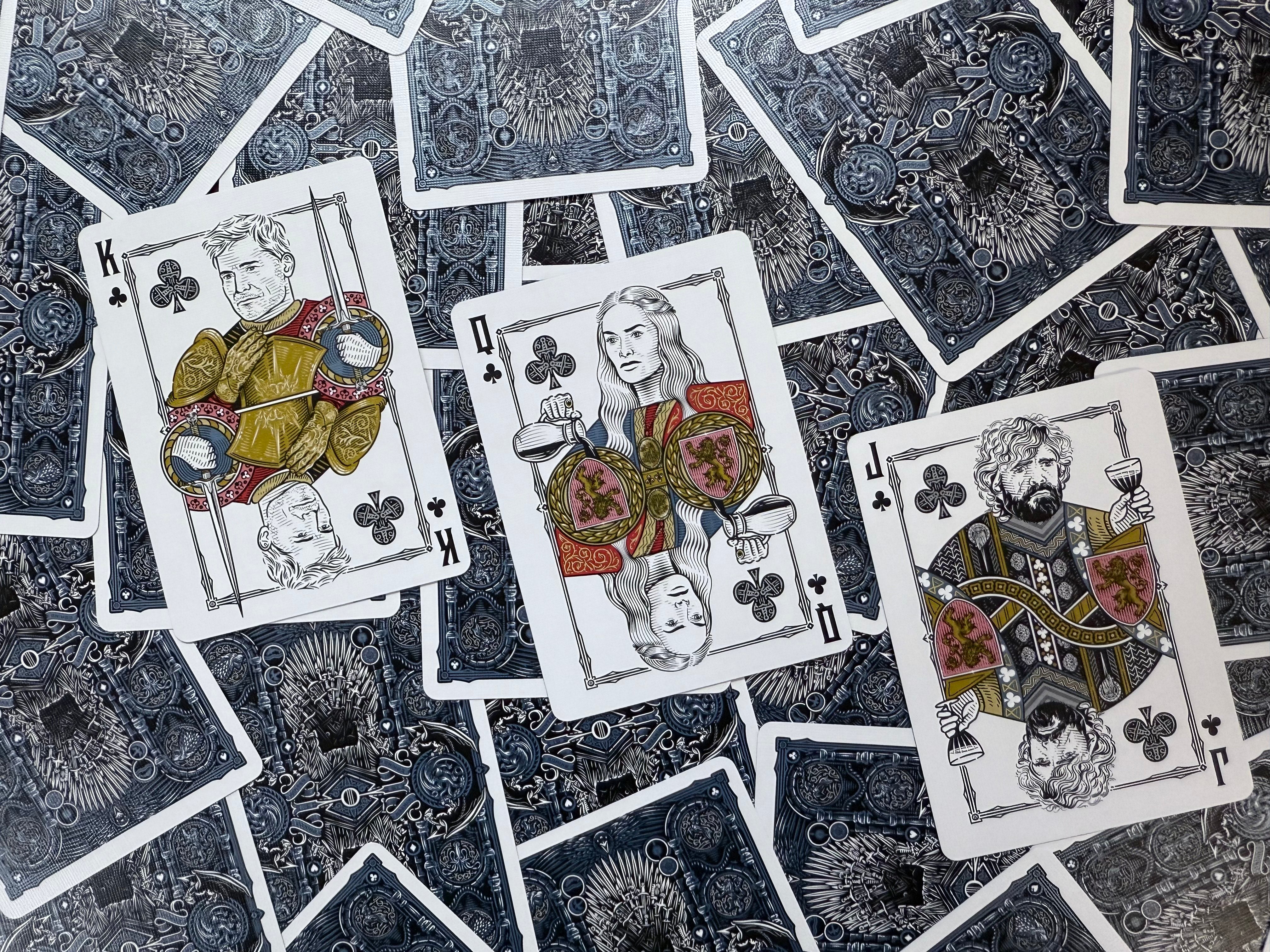 Premium GOT Playing Cards - Official Game of Thrones Themed Deck for Collectors & Fans | Perfect for Game Nights, Gifts, and Themed Parties