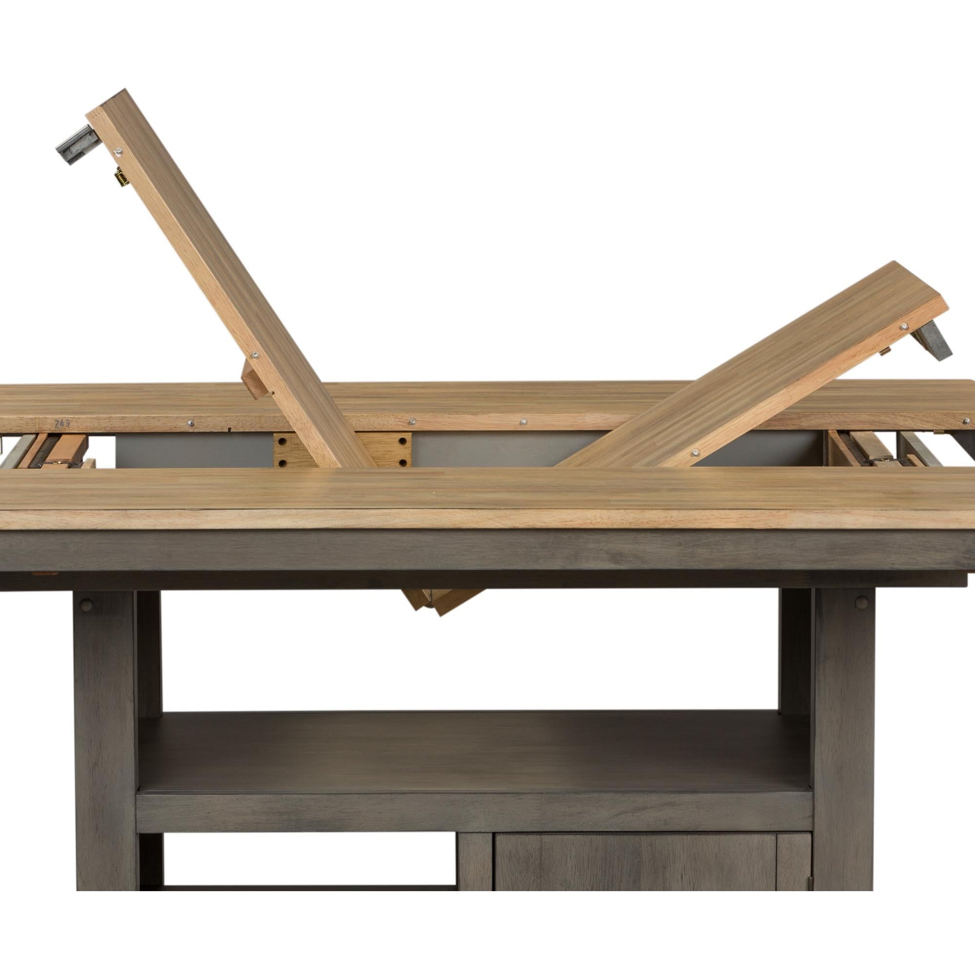 Lindsey Farm Kitchen Island with Stools - Rustic Wooden Kitchen Cart with 2 Bar Stools, Extra Storage & Butcher Block Top - Perfect for Small Kitchens, Breakfast Nooks & Open Concept Living Spaces