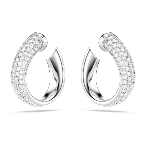 Mini Hoop Earrings - Rhodium Finish