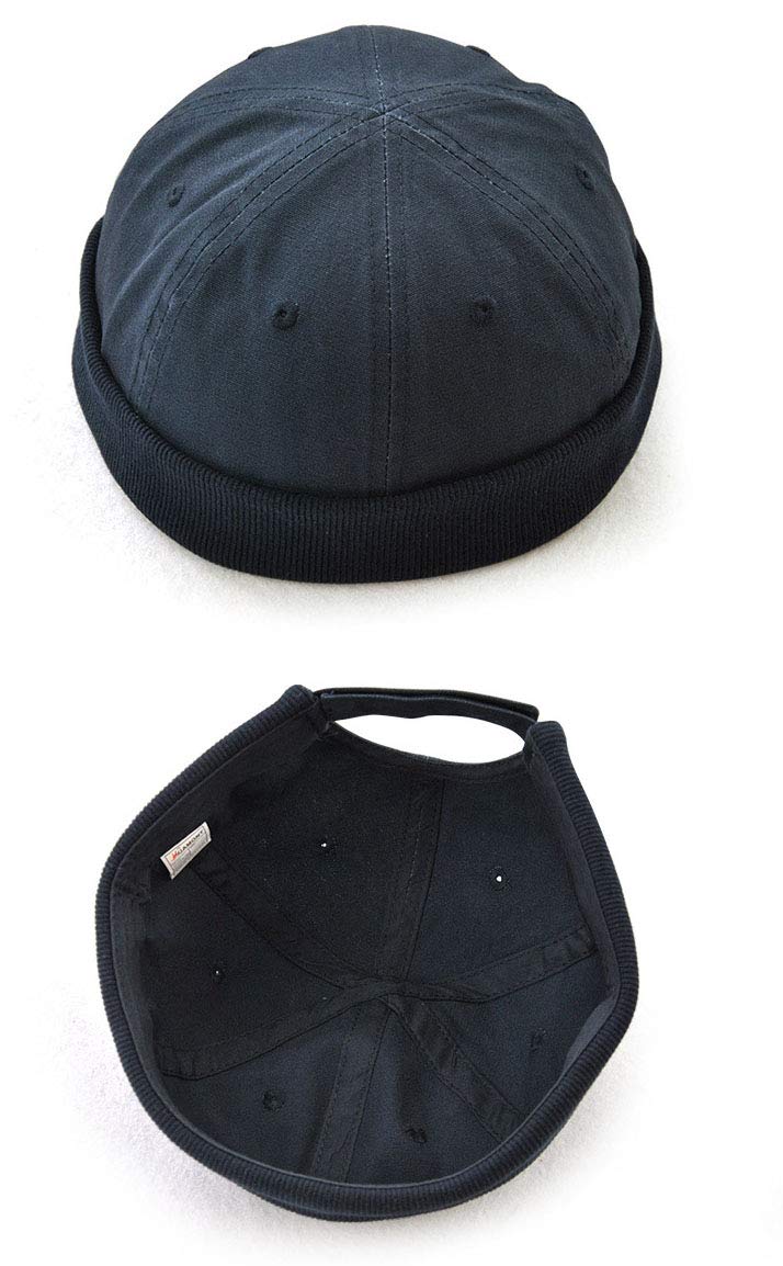 Unisex Skull Cap Sailor Hat - Retro Rolled Cuff Brimless Beanie for Men & Women | Perfect for Winter, Outdoor Activities & Fashion Accessories
