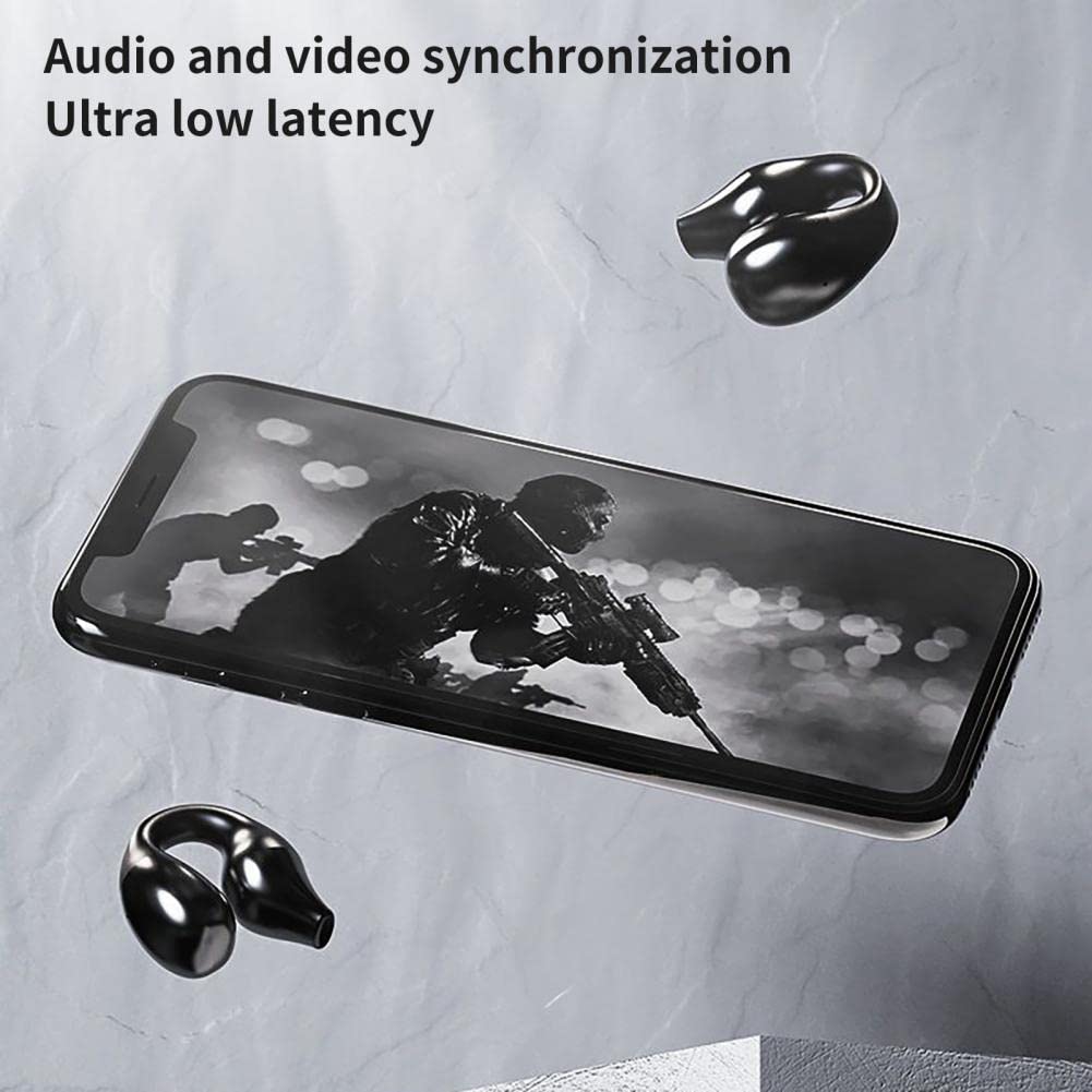 Open Ear Wireless Headphones - Bluetooth Sports Earbuds for Running, Cycling, Driving & Workout - Sweatproof Lightweight Open-Ear Design for Comfort & Safety