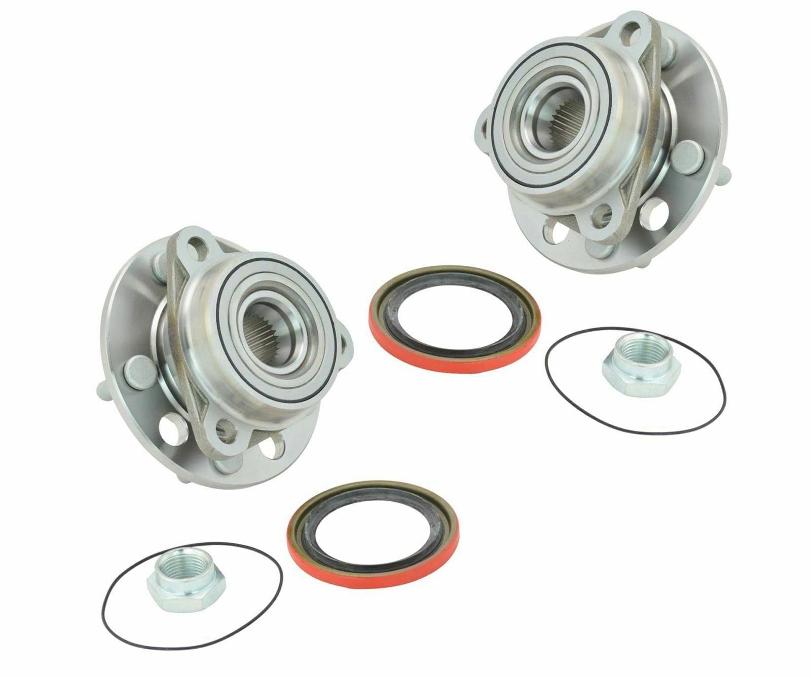 High-Quality Front Wheel Hub & Bearing Pair Set - Compatible with Chevy, Buick, Pontiac, Oldsmobile, Cadillac | Durable Replacement for Smooth Ride & Enhanced Safety | Perfect for DIY Repairs & Professional Mechanics