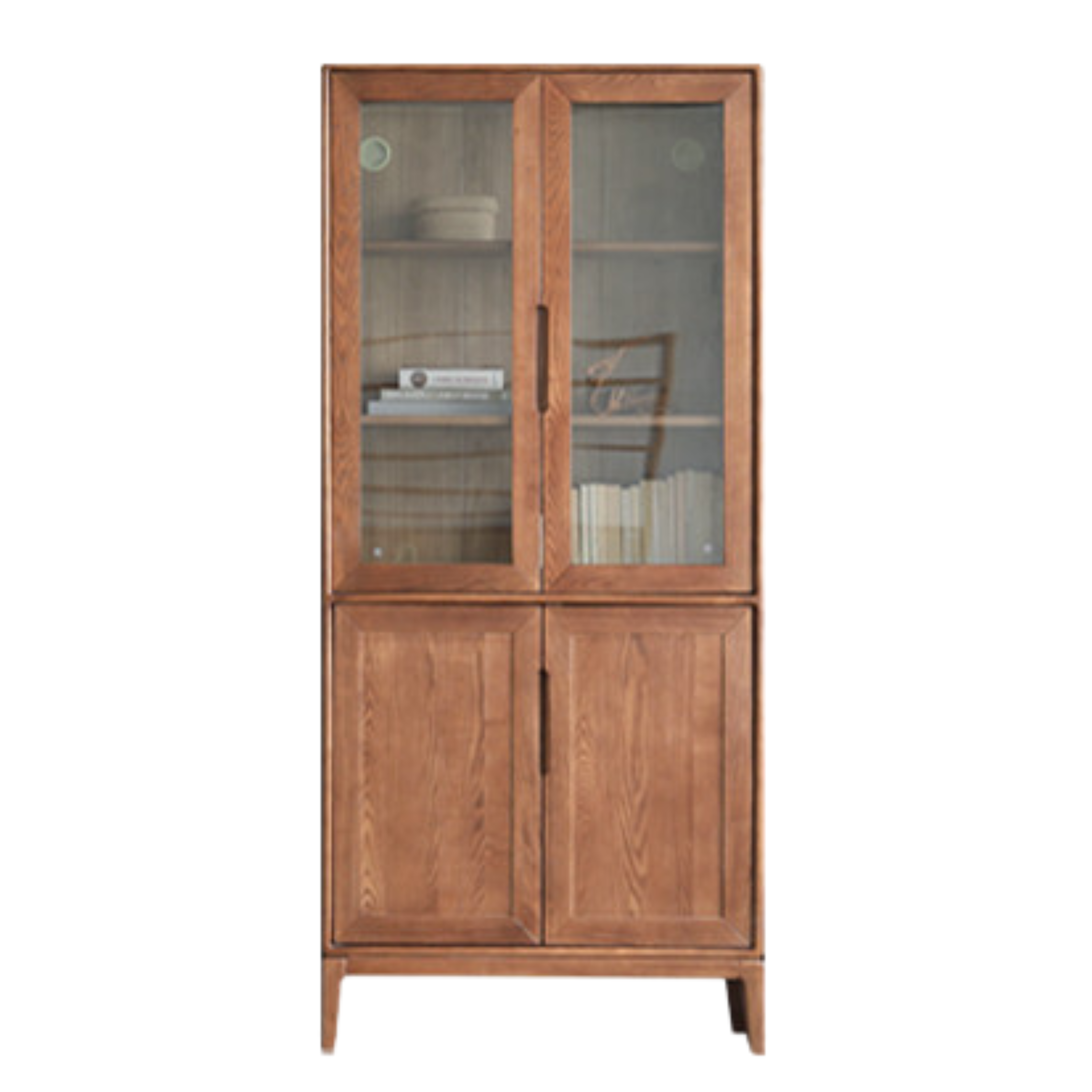 33.4x13.7x74.8 inch / 85x35x190 cm / Walnut color /  Ash C type