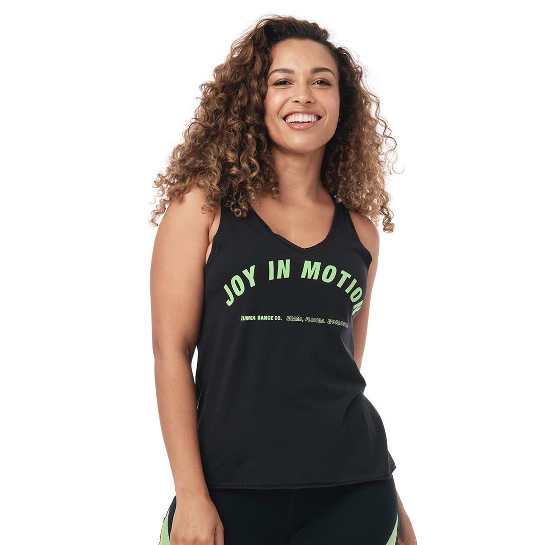 ZUMBA Fitness Soft Tank Top for Women - Breathable Workout Shirt for Yoga, Gym & Dance - Comfortable & Cute Exercise Apparel