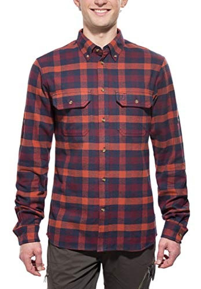 Fjallraven Skog Shirt for Men - Lightweight Hiking & Outdoor Adventure Shirt - Breathable Quick-Dry Travel Tee for Camping, Backpacking & Everyday Wear