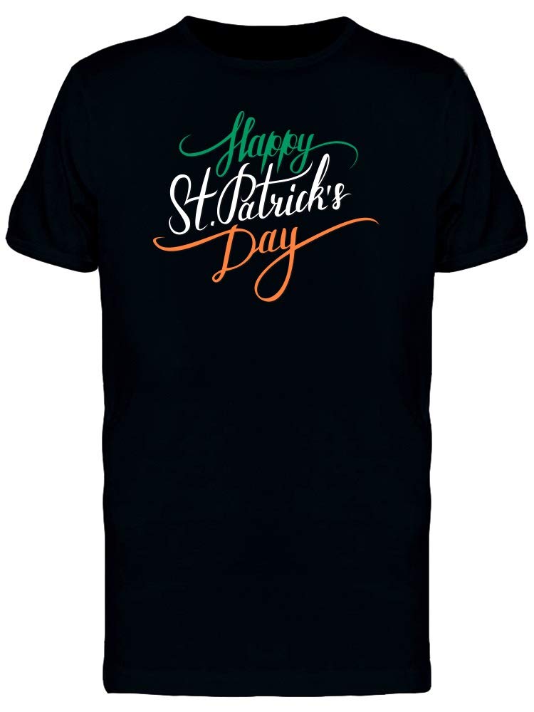 St. Patrick's Day Irish Flag Colors T-Shirt for Men | Comfortable Cotton Tee for Parties & Celebrations