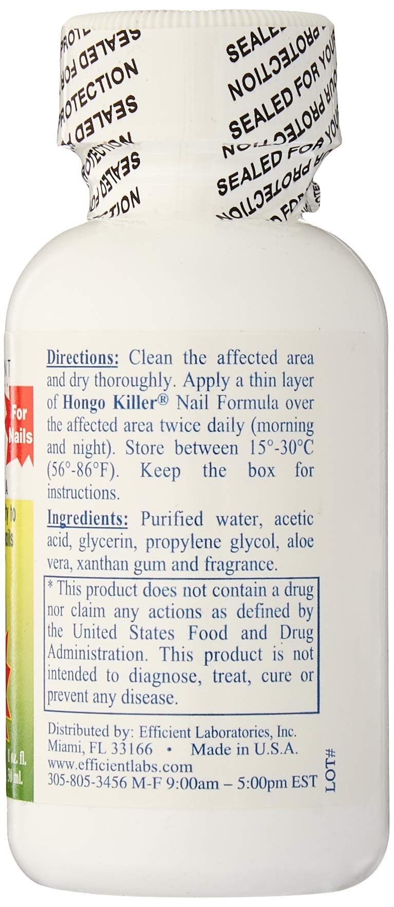 Fungal Nail Treatment - Hongo Killer Nail Formula for Stronger, Healthier Nails | Effective Toenail & Fingernail Repair Solution for Athletes, Swimmers & Active Lifestyles