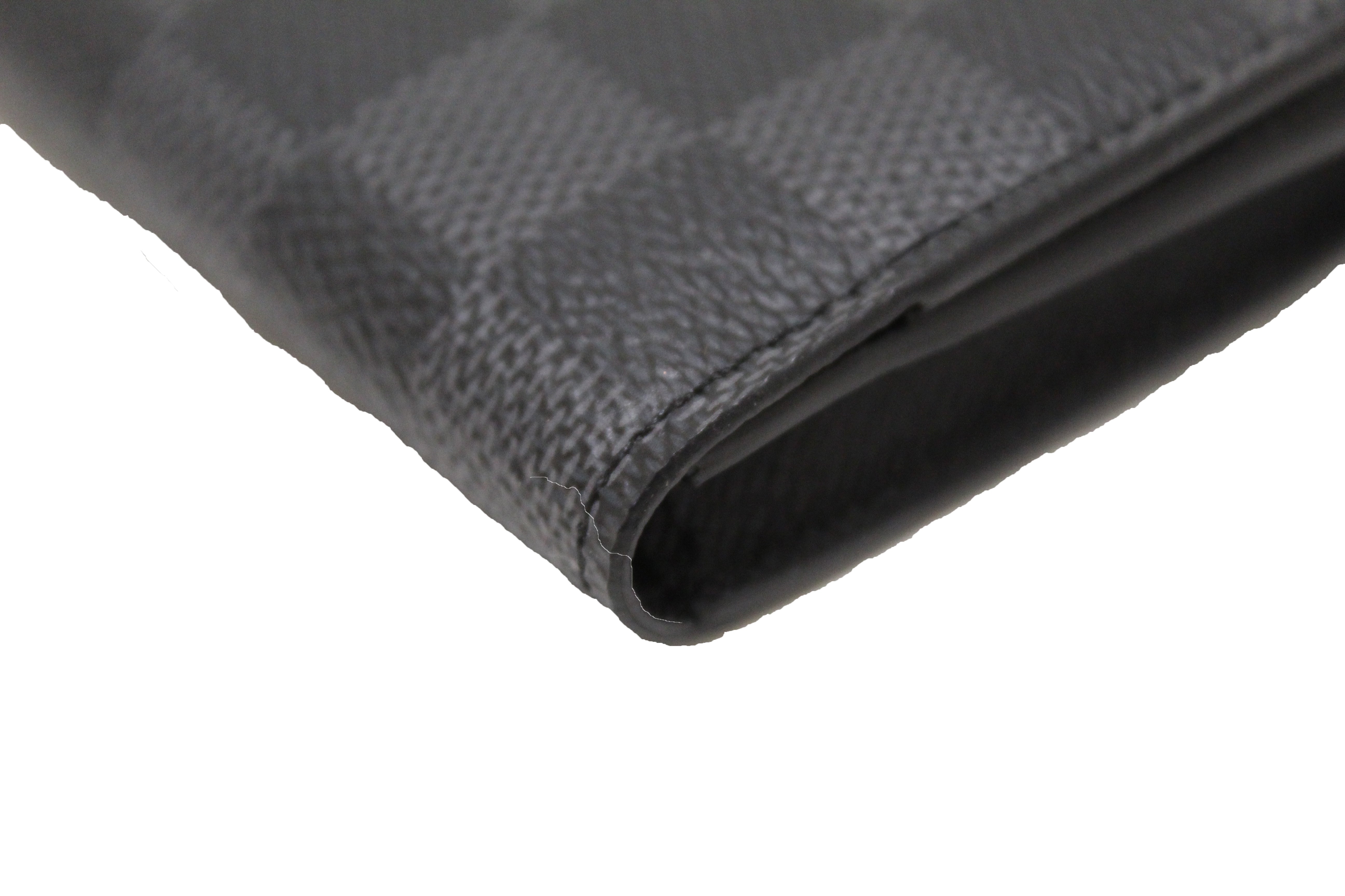 Authentic Louis Vuitton Damier Graphite Business Card Holder Wallet - Luxury Men's Slim Card Case for Business Cards, Credit Cards & ID (Perfect for Office, Travel & Gifting)